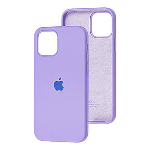 Чохол Silicone Case Full для iPhone 12 Pro Max lilac