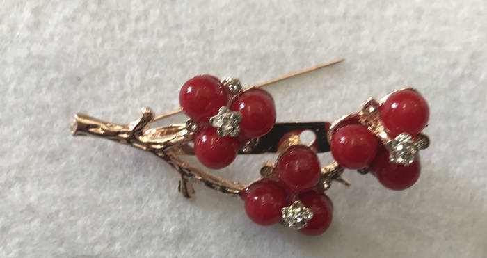 Брошь декоративная застежка украшение для сумок и одежды букетик (ID ...