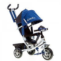 Azimut Crosser One T1 AIR велосипед детский синий трехколесный (надувные колеса) ФАРА