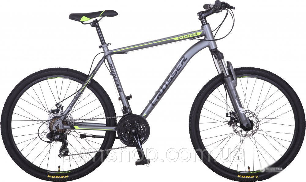 Велосипед Crosser Hunter-1*20 26" гірський алюмінієвий сірий, фото 1