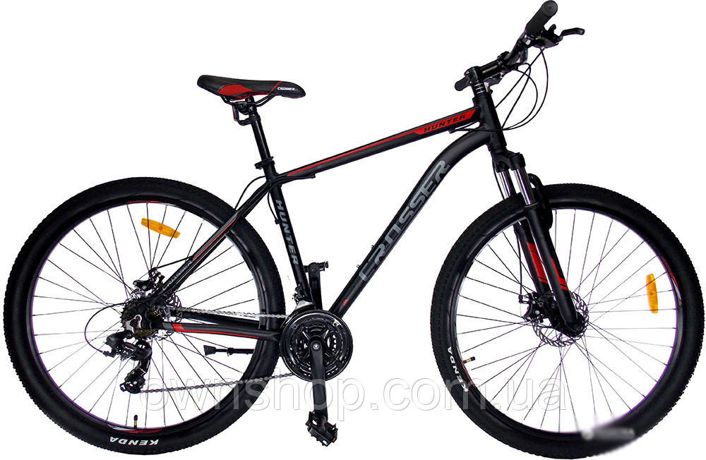 Велосипед Crosser Hunter-1*19 29" гірський алюмінієвий чорний