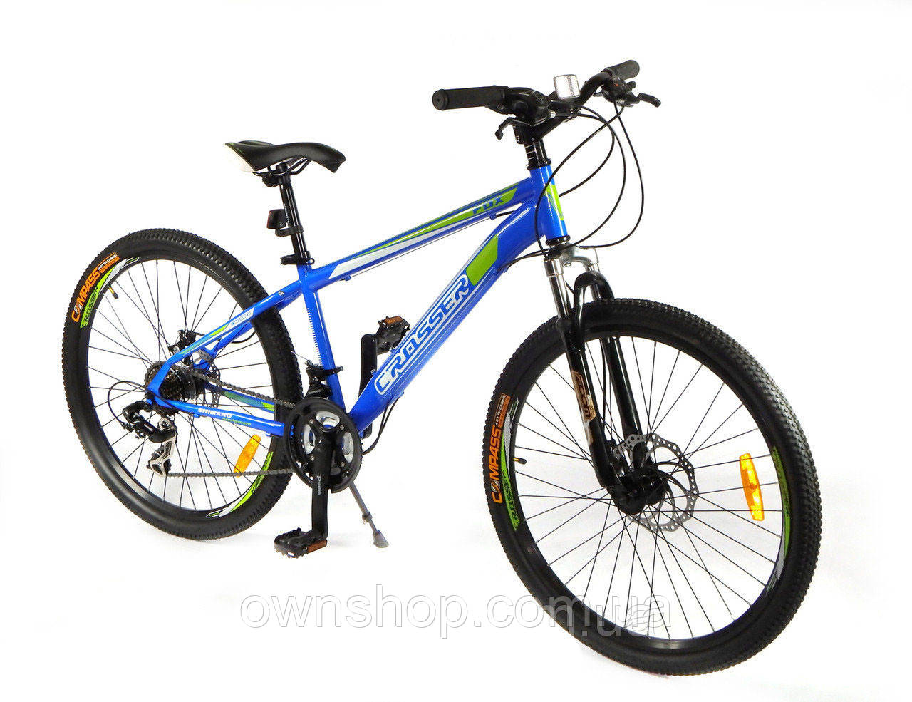 Велосипед гірський Crosser FOX G-FR/D-1 26" синій