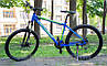 Велосипед гірський Crosser Beast G-FR/D-1 26" синій, фото 3