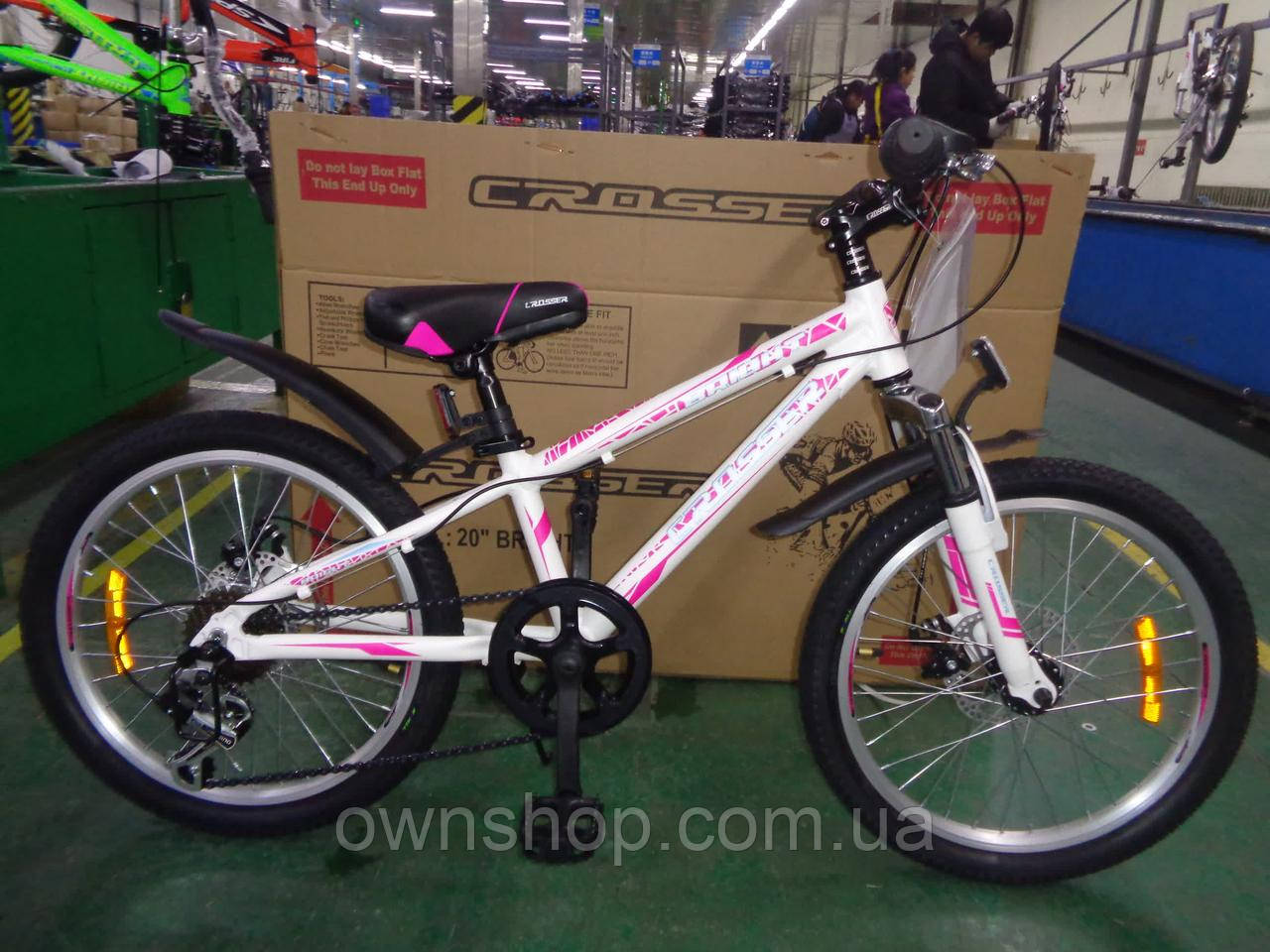 Велосипед гірський алюмінієвий Crosser Bright-1 20", білий, фото 1