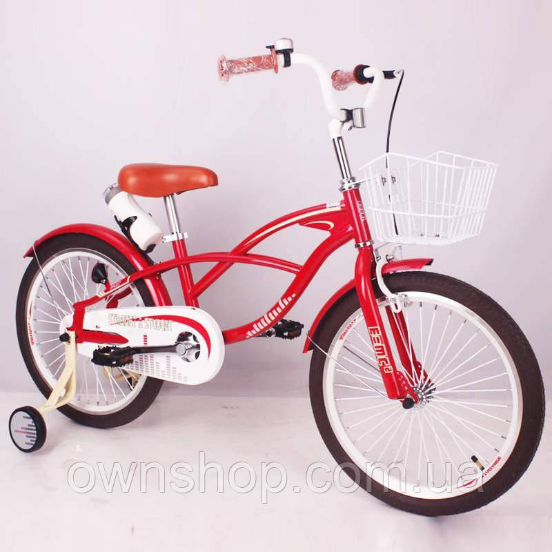 Дитячий велосипед SIGMA STRAIGHT A STUDENT-20" red, фото 1