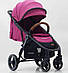 Дитяча прогулянкова коляска Panamera C689 Pink, дощовик, москітка, фото 7