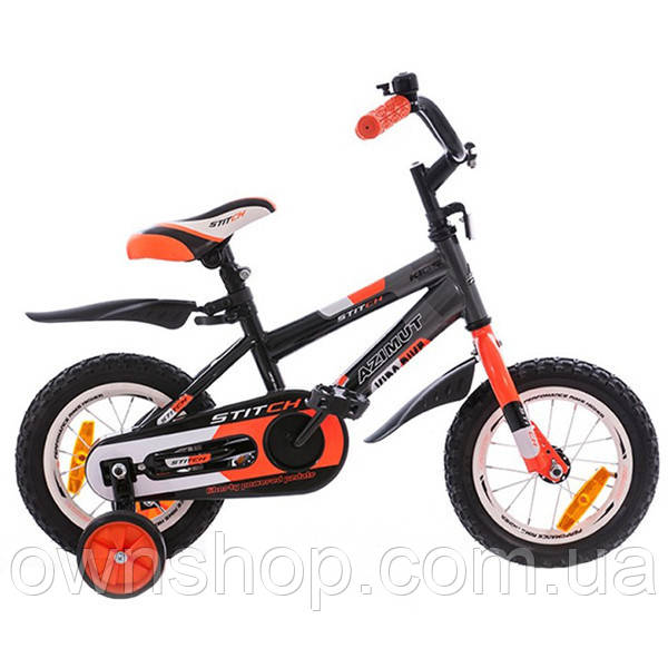 Дитячий двоколісний велосипед AZIMUT STITCH 16"
