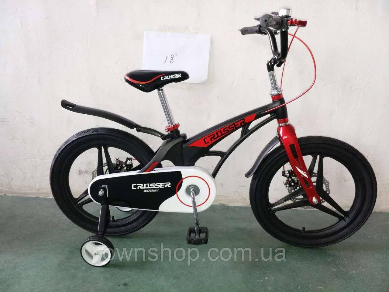 Дитячий полегшений велосипед MAGNESIUM "PREMIUM" 14" Black, фото 1