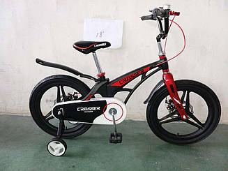 Дитячий полегшений велосипед MAGNESIUM "PREMIUM" 16" Black