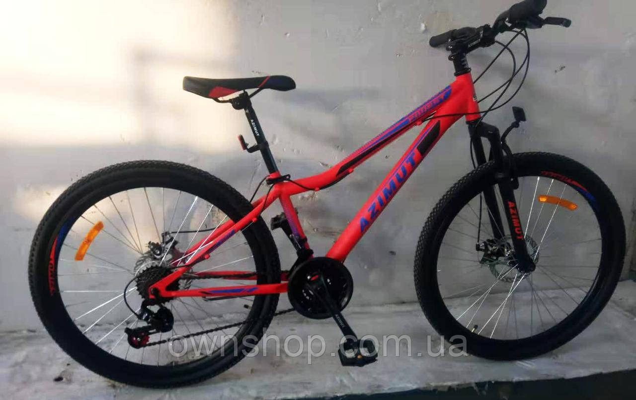 Велосипед Forest 24" FRD, рама 12,5" гірський, червоний, фото 1