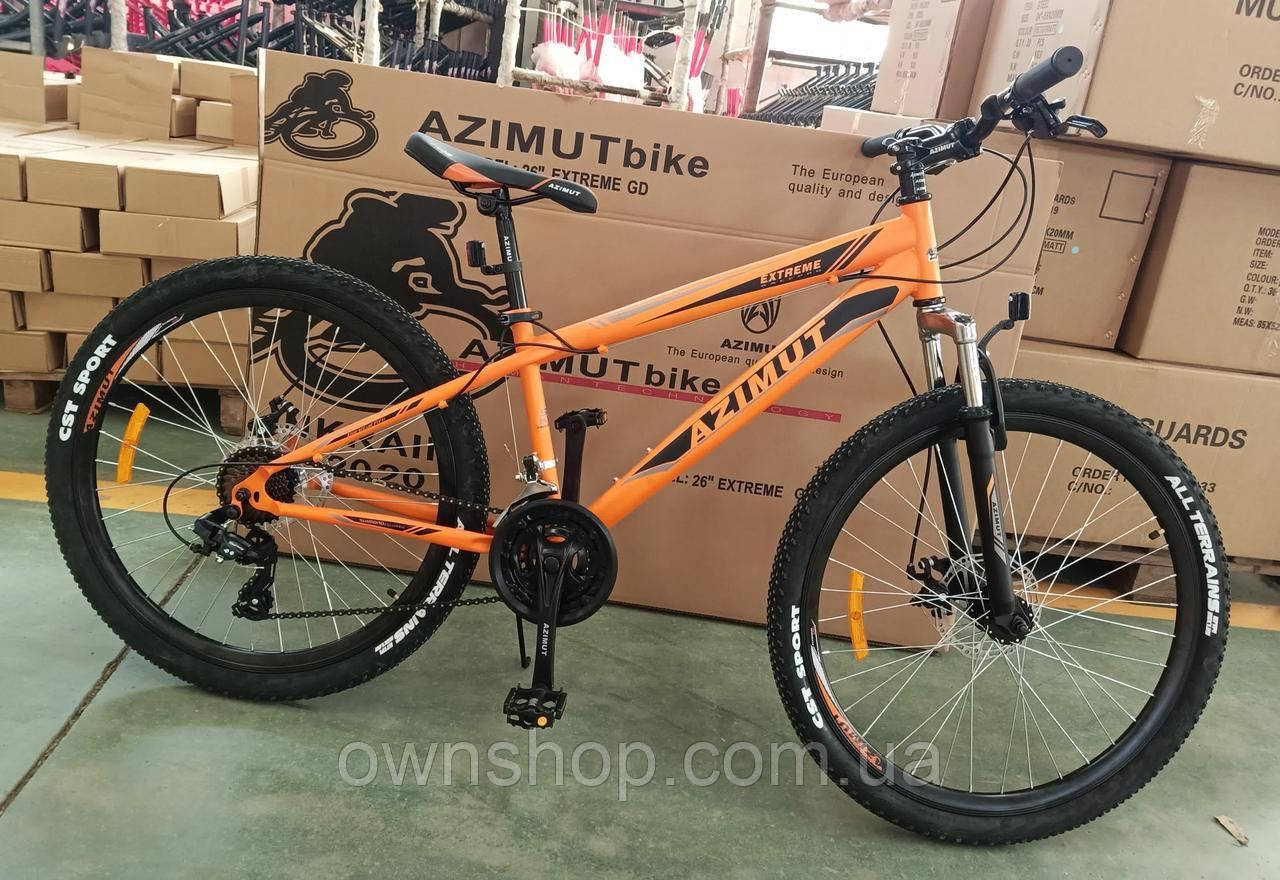 Велосипед Extreme 24" рама 13", GFRD гірський, оранжевий, фото 1