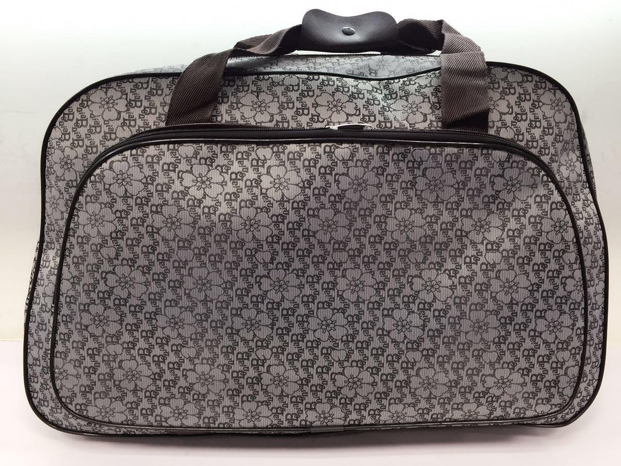 Жіноча текстильна дорожня сумка-саквояж для поїздок і подорожей