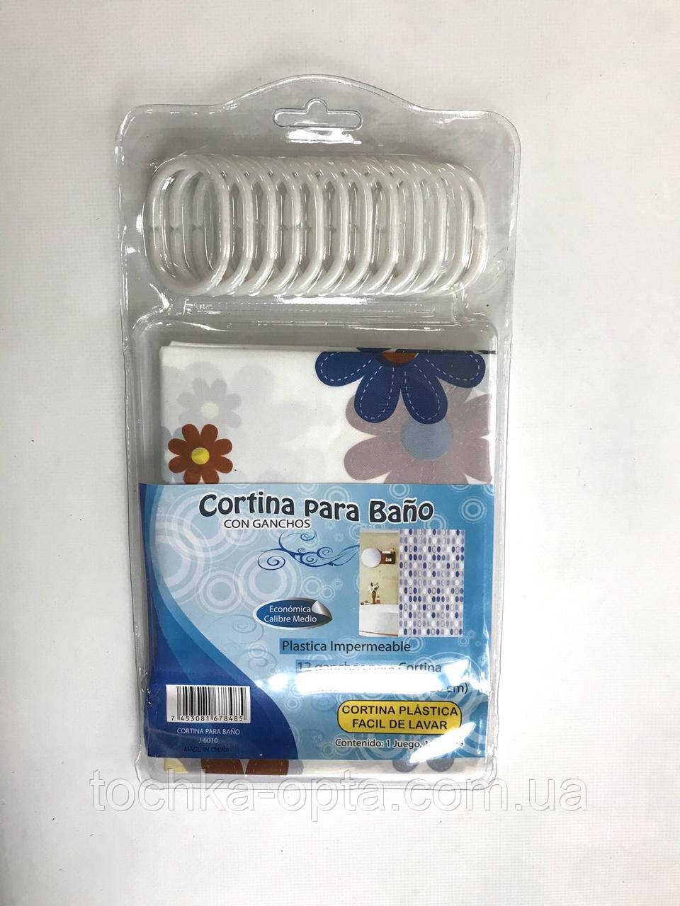 Штора для ванної кімнати 180/180, фото 1