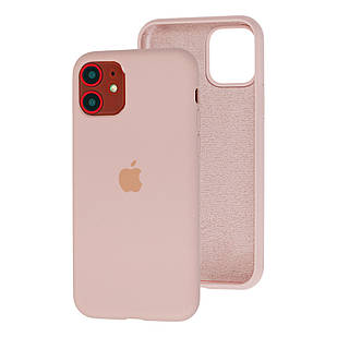 Чехол Silicone Case Full для iPhone 12 mini pink sand
