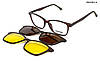 Жіночі окуляри з магнітними насадками Good Day (можна за рецептом), фото 7