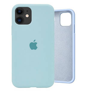 Чохол Silicone Case Full для iPhone 12 / 12 Pro light blue
