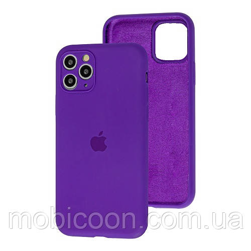 Чехол Silicone Case Full для iPhone 12 mini purple