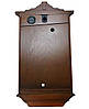 Настінний годинник RHYTHM CMJ330BR06 дерев'яний з боєм, фото 4