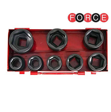 3/4" Набір головок 6-гр. ударних 8 пр. (19-41 мм) 6083 F, фото 1