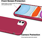 Чохол Silicone Case full для iPhone 11 Pro Max Rose red, фото 5