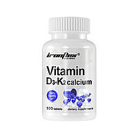 Вітаміни Д3+Кальцій IronFlex Vitamin D3 + K2 Calcium 100tabs