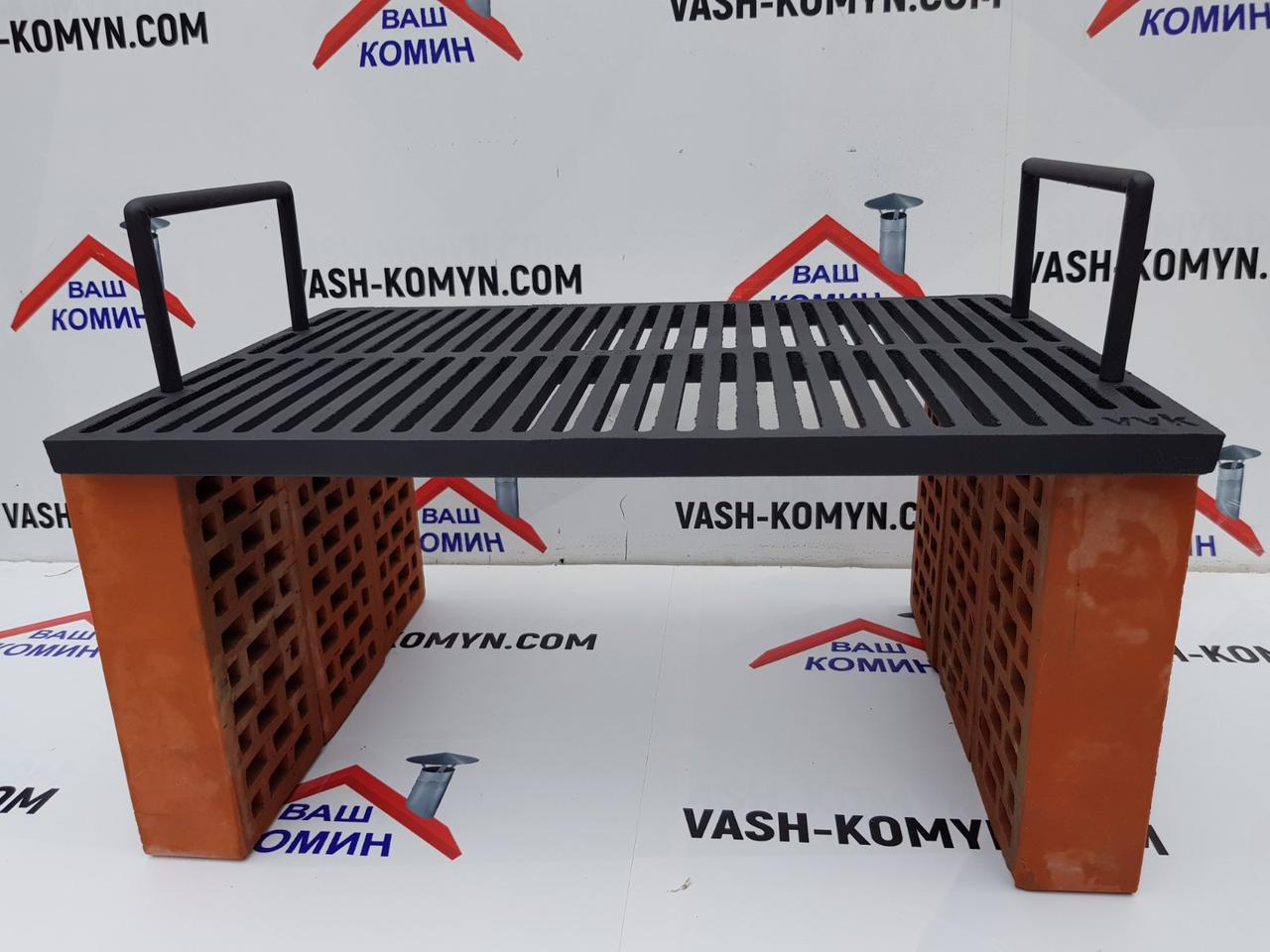 Чавунна гриль-решітка 550x380x20