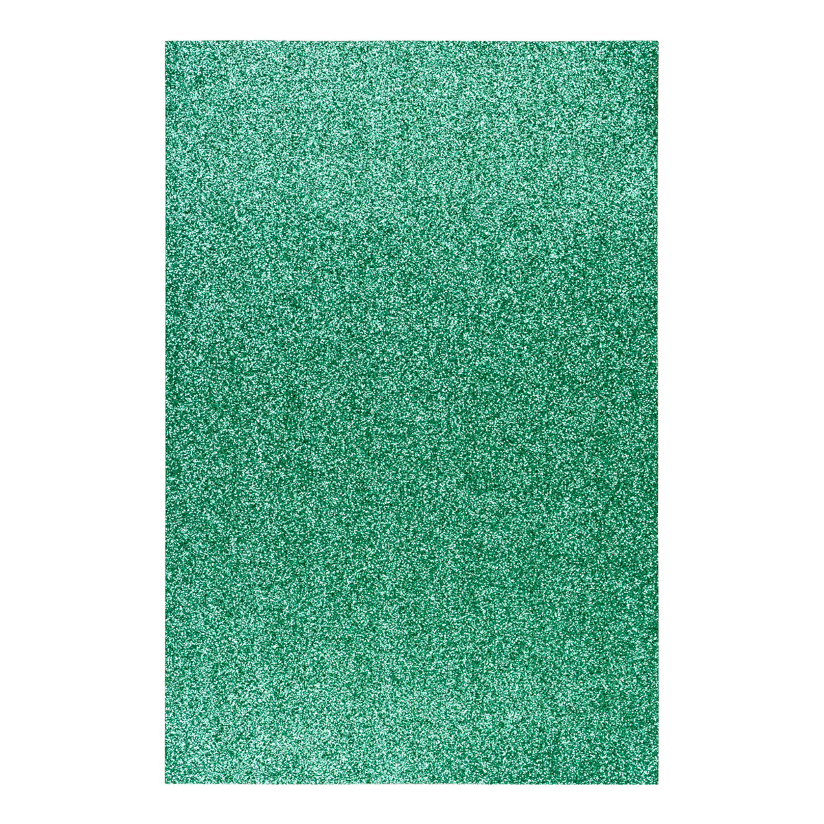 Фоамиран ЕВА зелений з глітером, 200*300 мм, товщина 1,7 мм, 1 аркуш