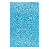 Фоамиран ЕВА блакитний з глітером, 200*300 мм, товщина 1,7 мм, 1 аркуш