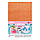 Фоамиран ЕВА оранжевий з глітером, 200*300 мм, товщина 1,7 мм, 1 аркуш, фото 2