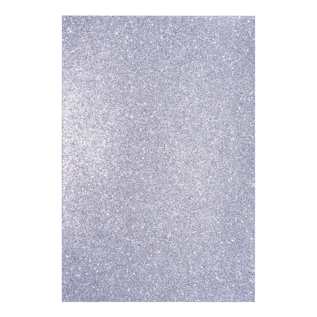 Фоамиран ЕВА срібний з глітером, з клейовим шаром, 200*300 мм, товщ. 1,7 мм, 1 аркуш