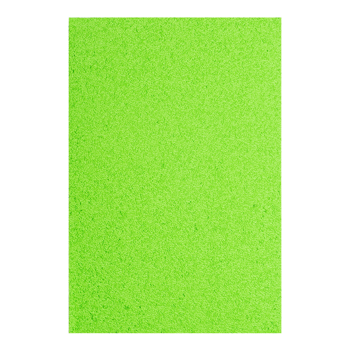 Фоамиран ЕВА яскраво-зелений махровий, 200*300 мм, товщина 2 мм, 1 аркуш