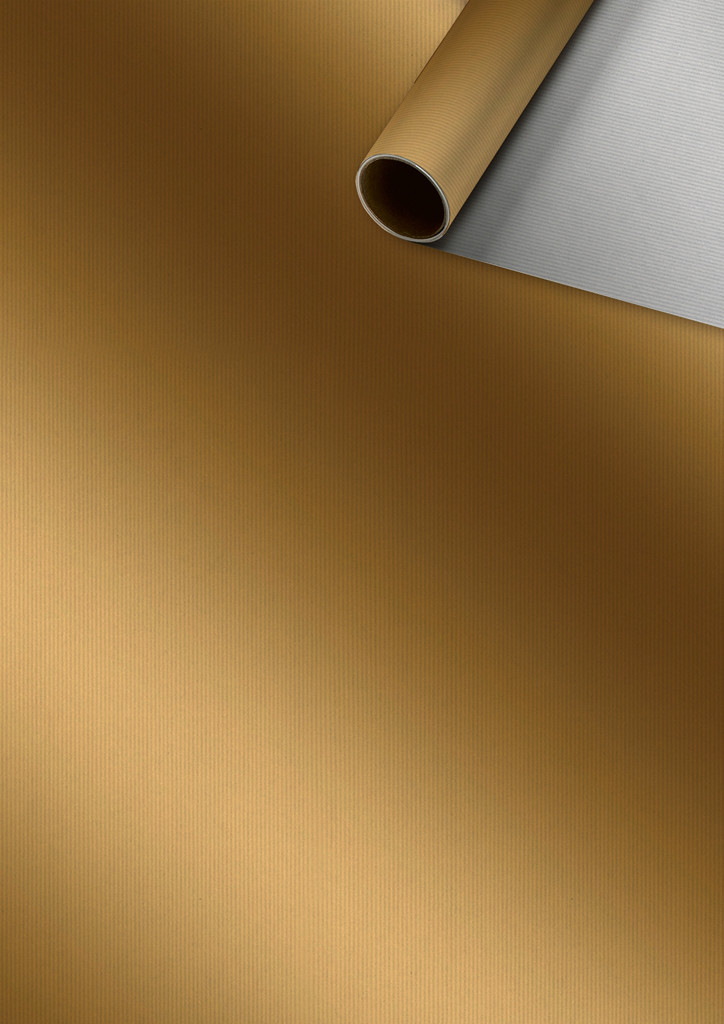 Папір подарункова Stewo 0,7 х 1,5 м Uni Double золотиста Швейцарія 2528148894