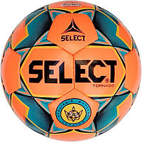 М'яч футзальний Select Futsal Tornado FIFA NEW (011) оранж/сін, фото 3