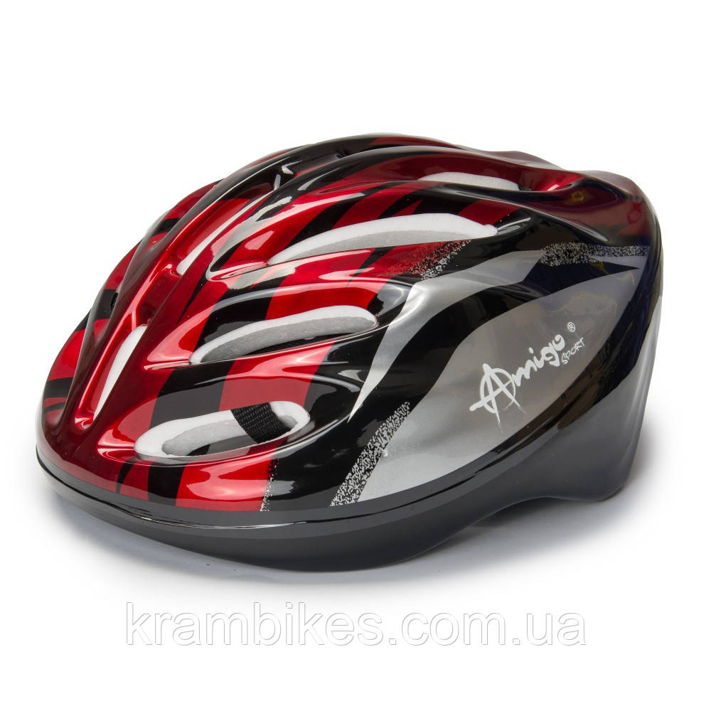 Шолом Explore - HELMET ARMOR M червоний/сірий