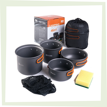 Туристичні набори посуду
