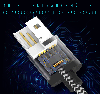 USB кабель Kaku KSC-107 USB Type-C 1m - Black, фото 3