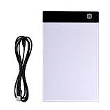 Світловий планшет формат А5 (LED Light Pad) для малювання та копіювання, фото 3