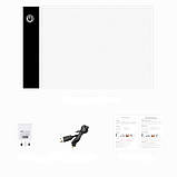 Світловий планшет формат А4 для малювання та копіювання, потужність 3,5 W, фото 5