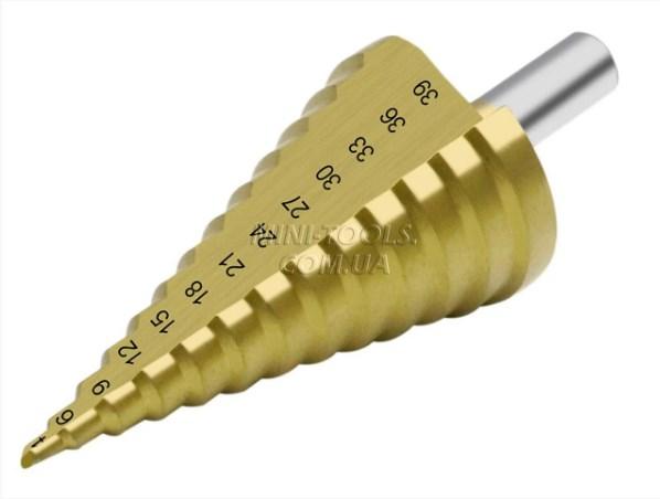 Сверло ступенчатое 4 - 39 мм. YDS Tools