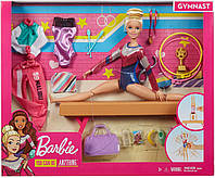 Набір Барбі Гімнастка Barbie Gymnastics Doll You can be 15+ аксесуарів GJM72 оригінал