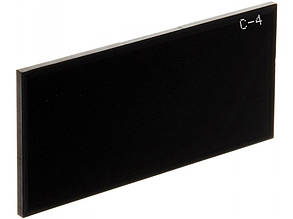 Світлофільтр С-4 50/102 мм 9-10 DIN затемнене скло для маски