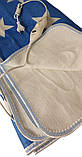 Электропростынь Electric Blanket 7421 150х160 см, біла зірка, фото 4