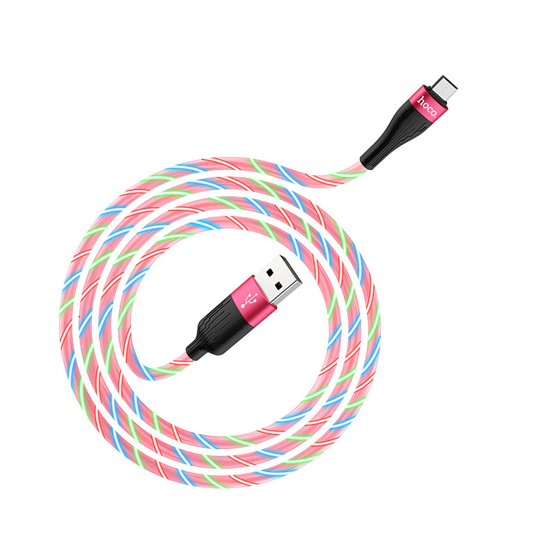Кабель HOCO Micro USB Charming Night U85, червоний