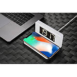 Розумні годинник з LED-підсвічуванням і бездротовою зарядкою SY-W0241, білі, фото 6