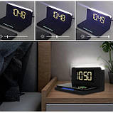 Розумні годинник з LED-підсвічуванням і бездротовою зарядкою SY-W0241, чорні, фото 6