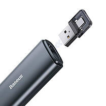 Указка-презентер бездротова BASEUS Orange Dot Wireless Presenter ACFYB-BOG, сіра, фото 4