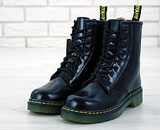 Зимові жіночі черевики dr.martens black. ТОП Репліка ААА класу., фото 3