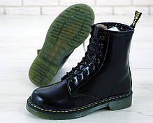 Зимові жіночі черевики dr.martens black. ТОП Репліка ААА класу., фото 2