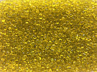 Натуральный камень крошка Горный хрусталь 3-5 мм (10 грамм) крашеный в желтый цвет. Гірський кришталь