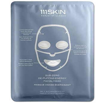 Гідрогелева маска для експрес-ліфтингу і зняття набряклості 111Skin Sub-Zero De-Puffing Energy Facial mask